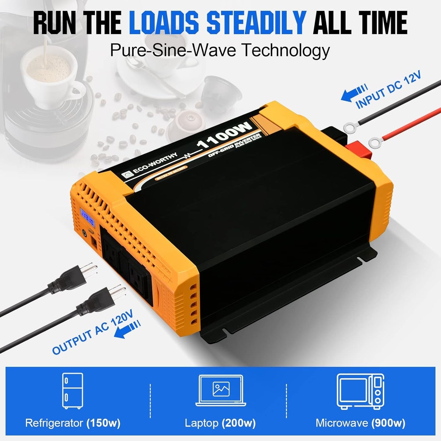 1.6KWH Complete Solar Panel Kit 400W 12V for RV off Grid: 400W Solar Panels + 40A MPPT Charge Controller +12V 100Ah Lithium Battery + 1100W Solar Power Inverter + Bluetooth Module…