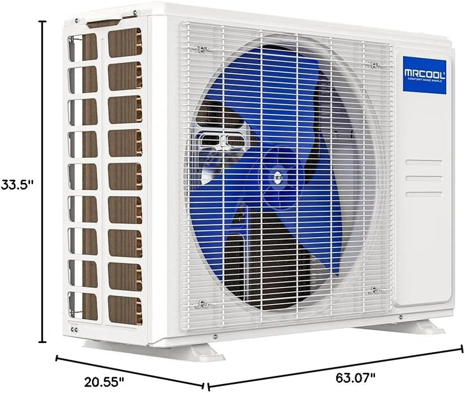 MRCOOL DIY 12K BTU 22 SEER Ductless Mini Split AC & Heat Pump 4Th Generation - Energy Star 115V with Line Set Cover & 1 YR Labor Warranty