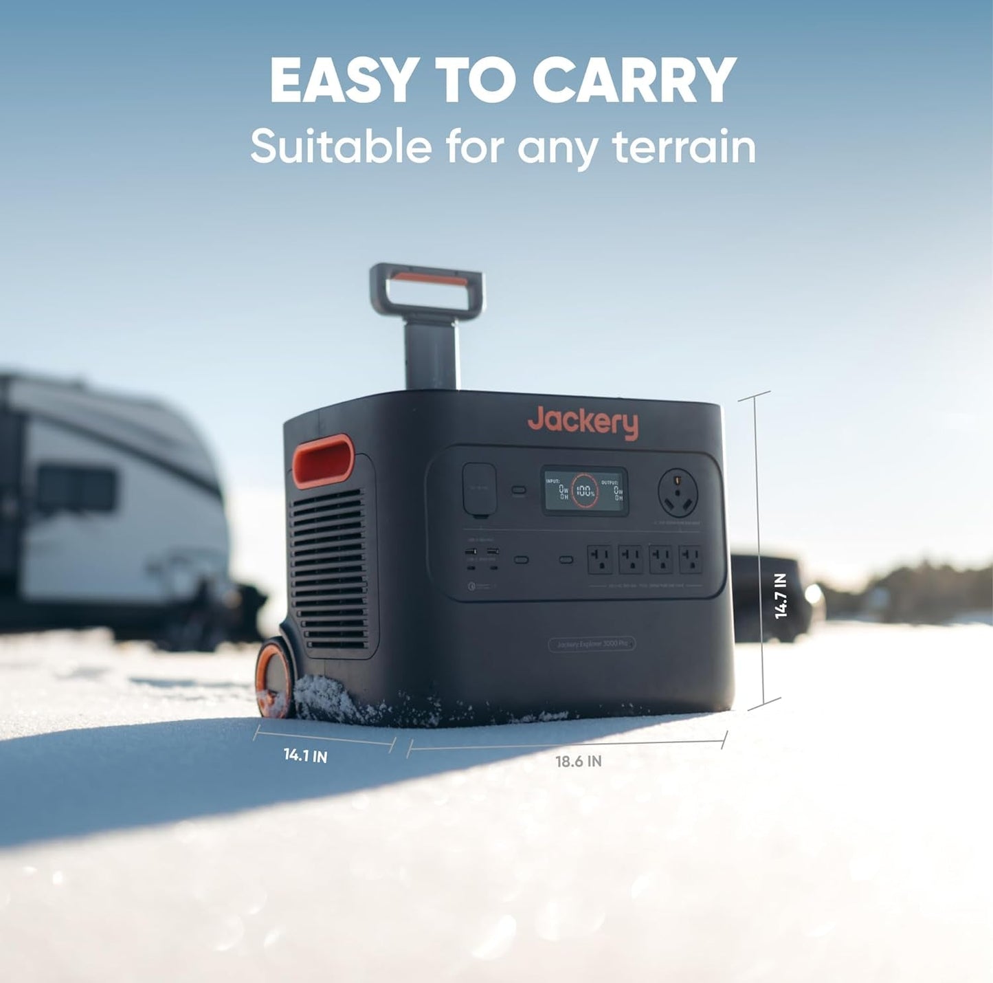 Portable Power Station Explorer 3000 Pro, Solar Generator with 3024Wh, 2X100W PD Ports, 2.4H Full Charge, Compatible with Solarsagas, for Home Backup, RV, Off-Grid (Solar Panel Optional)
