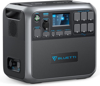 AC200P Portable Power Station, 2000Wh Lifepo4 Battery Backup W/ 6 2000W AC Outlets (4800W Peak), Solar Generator for Outdoor Camping, RV Travel, Home Use (Solar Panels Optional)