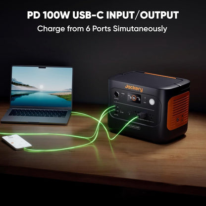 Explorer 1000 V2 Portable Power Station(2024 New),1070Wh Lifepo4 Battery,1500W AC/100W USB-C Output, 1 Hr Fast Charge, Solar Generator for Outdoor Camping,Off-Grid Living,Rv,Emergency