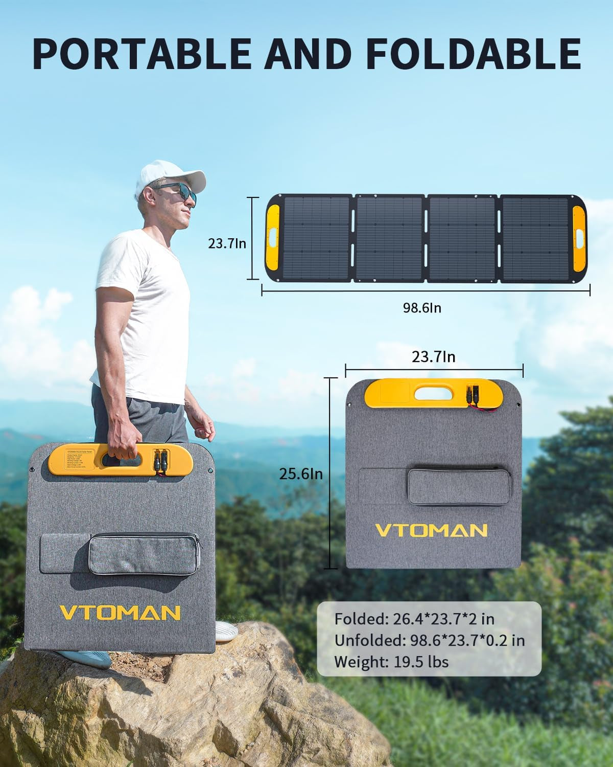 Solar Generator 1500W (3000W Peak) with 220W Solar Panel Included, 1548Wh Lifepo4 Power Station with 1500W AC Outlets, 100W USB Ports, 12V DC, for Home Electric Backup & Rv/Van Camping