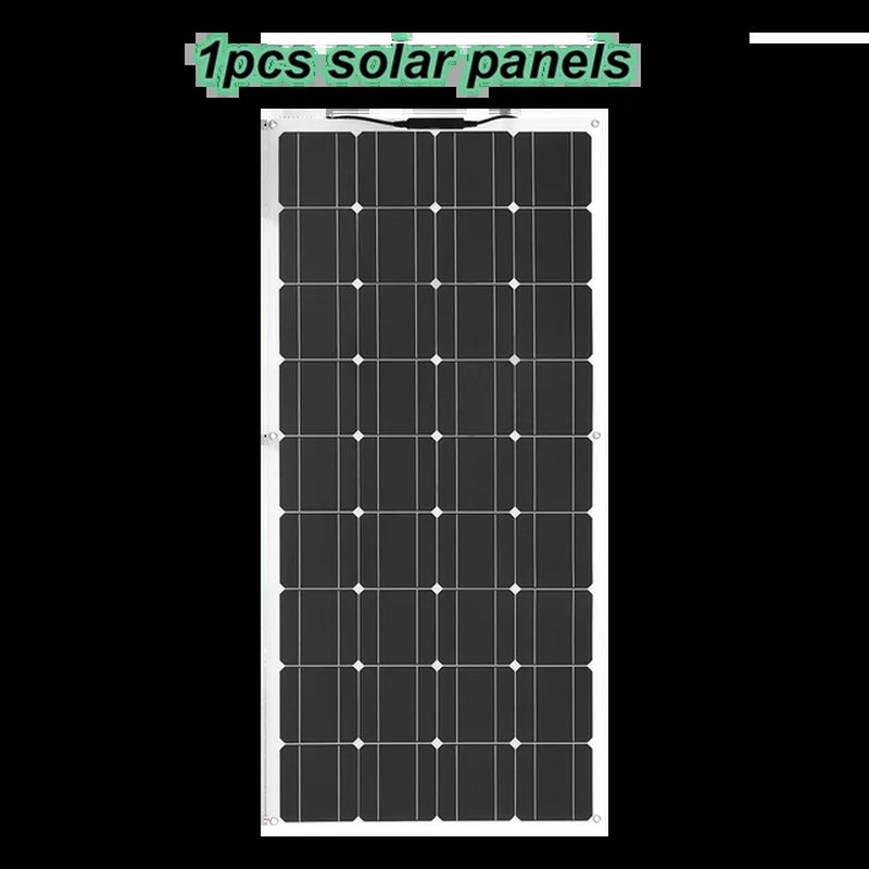 120W Panel Solar 240W 12V Mono Solar Cell Outdoor 360W Flexible Solar Panel Kit 600W 1200W for Light Home Lead Acid Battery Cell