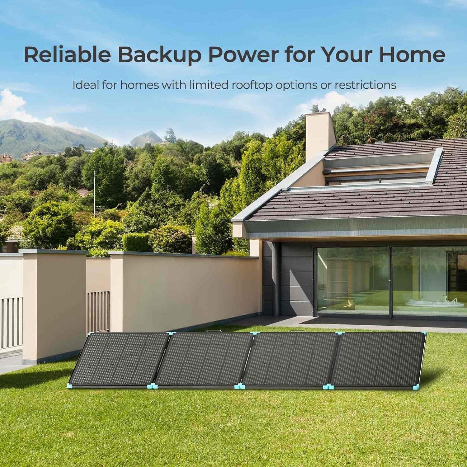 400W Lightweight Portable Solar Suitcase, Foldable Solar Panel Charger for Outdoor Activities, RV, Camping, Marine, Off-Grid, Fast Installation with Sturdy Kickstands