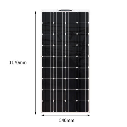 120W Panel Solar 240W 12V Mono Solar Cell Outdoor 360W Flexible Solar Panel Kit 600W 1200W for Light Home Lead Acid Battery Cell