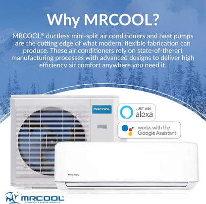 MRCOOL DIYM336HPW01C28 DIY Multi-Zone Series Ductless Heat Pump, White