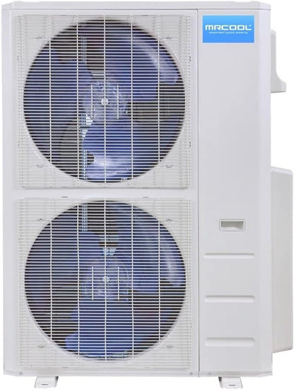 48K BTU 20.5 SEER Multi-Zone Mrcool DIY 4 Zone Ductless Heat Pump Split System 4Th Generation - 12K+12K+12K+18K