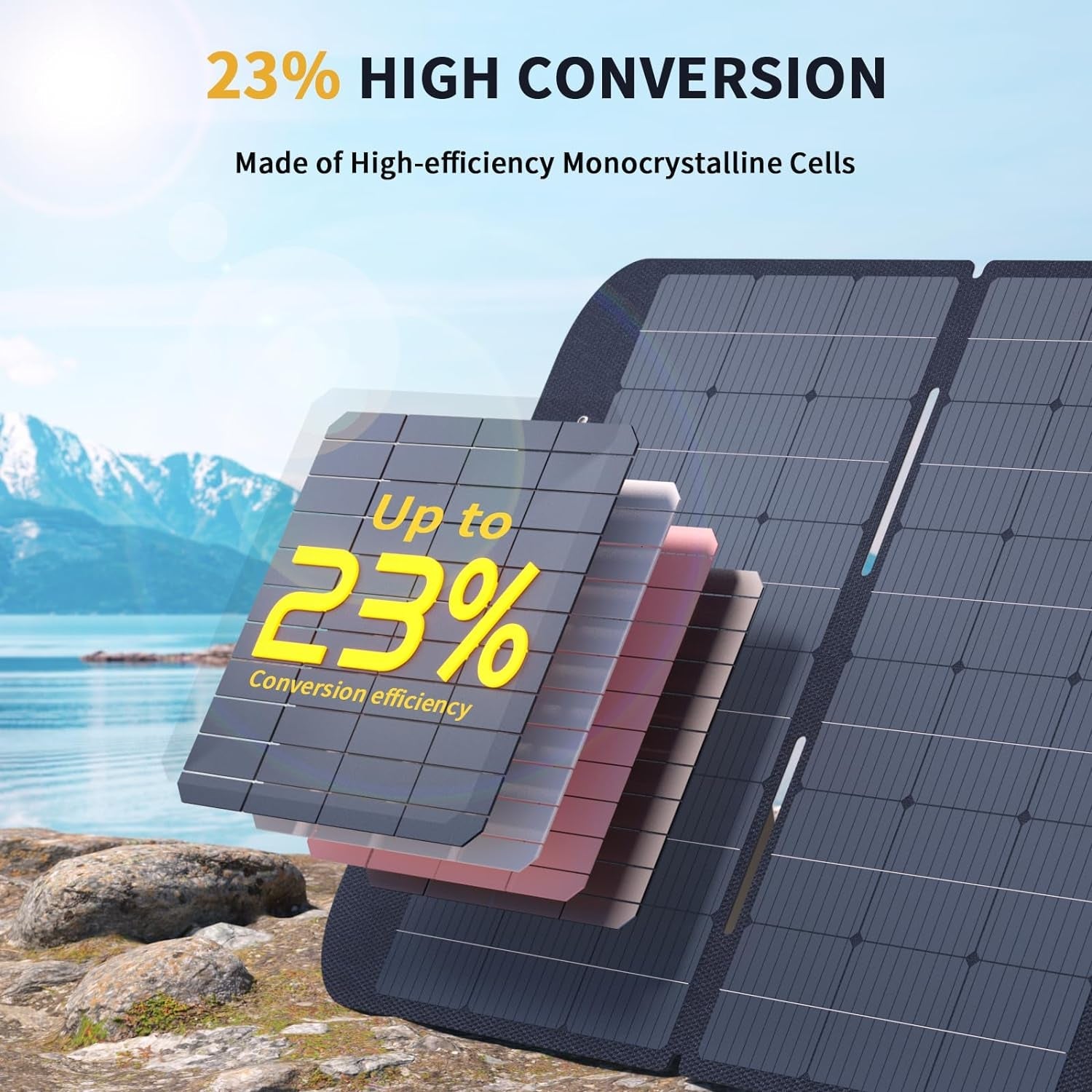 Jump 1800 Solar Generator with 400W Panels Included, 1800W/1548Wh Lifepo4 Power Station with 1800W Constant-Power, Regulated 12V DC, PD 100W Type-C for Home Backup & Rv/Van Camping(2 Parcels)