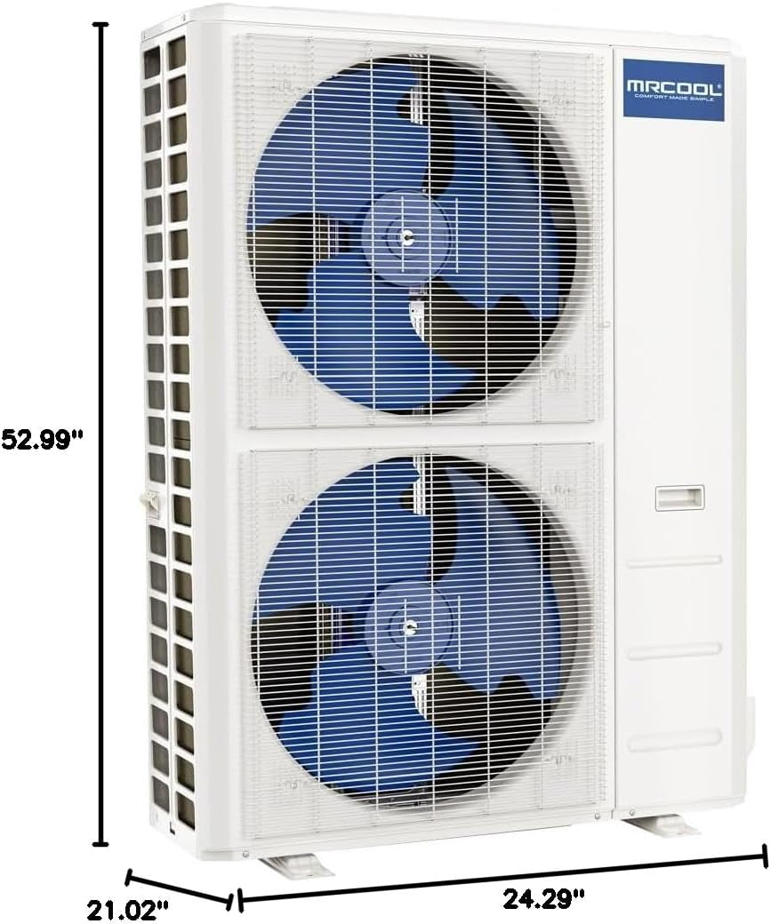 17.4 SEER2 Mrcool Hyper Heat Central Ducted Split System with 10 Year Labor Warranty (3 Ton)