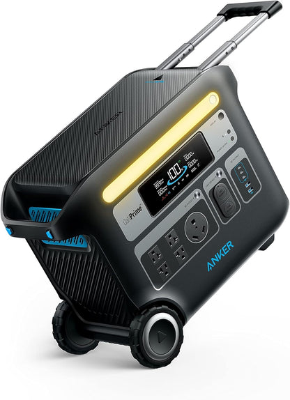 SOLIX F2000 Portable Power Station, Powerhouse 767, 2400W Solar Generator, Ganprime Battery Generators for Home Use, Lifepo4 Power Station for Outdoor Camping, and Rvs (Solar Panel Optional)