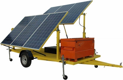 1.8KW Hybrid Solar Generator - (6) 300W Panels, (26) 40Ah Batteries, 500W Inverter, BC - Backup Diesel Genset/N3R Enclosure