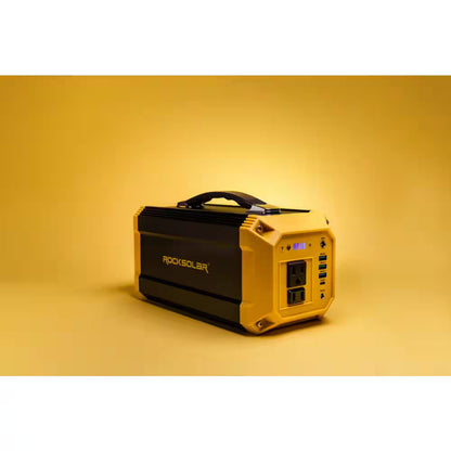 Utility 300 W Power Station plus 100-Watt 12-Volt Foldable Solar Panel Solar Generator Kit