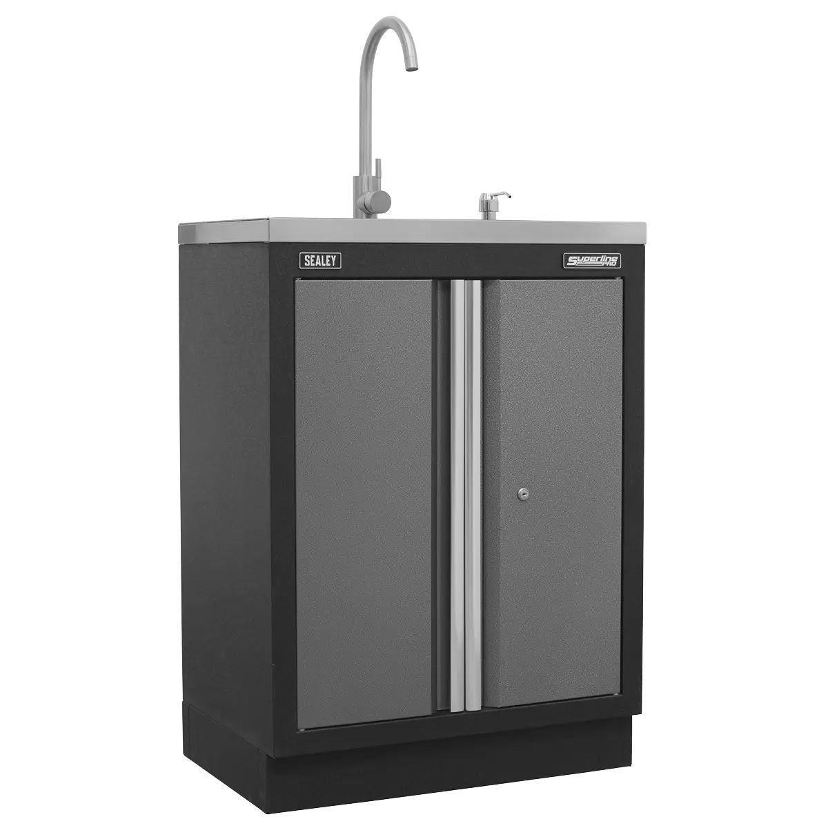 Sealey APMSSTACK17W Superline Pro 4.9m Storage System Pressed Wood Worktop