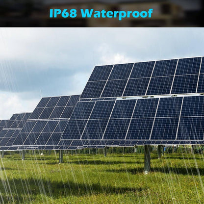 SUNGOLDPOWER 20PCS 550W Solar Panels Monocrystalline, Grade a Solar Cell, Waterproof IP68, High Efficiency Solar Panel for Charging Station, Household, Marine, RV, On/Off Grid Solar System