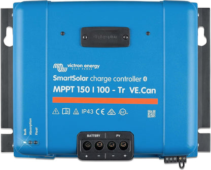 Smartsolar MPPT Tr VE. Can 150V 100 Amp 12/24/36/48-Volt Solar Charge Controller (Bluetooth)