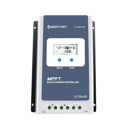 200-Watt Monocrystalline Offgrid Solar Power Kit with 2 X 100-Watt Solar Panel, 30 Amp MPPT Charge Controller