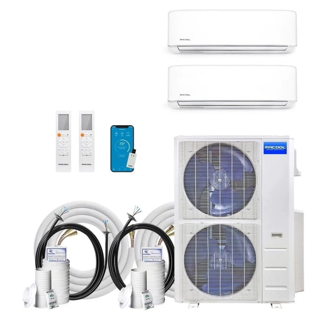 DIYM248HPW01C01 DIY Multi-Zone Series Ductless Heat Pump, White