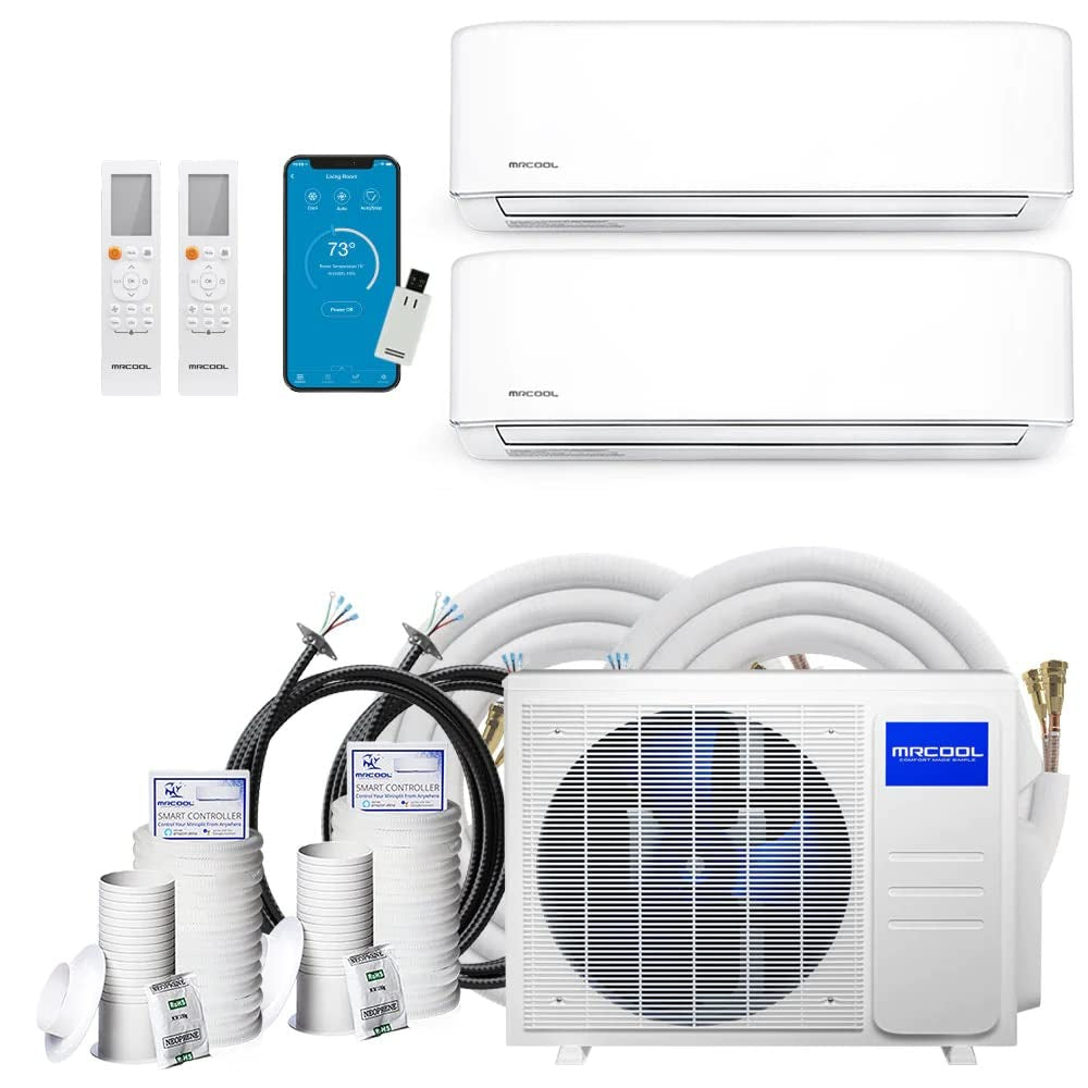 DIYM227HPW01C01 DIY Multi-Zone Series Ductless Heat Pump, White