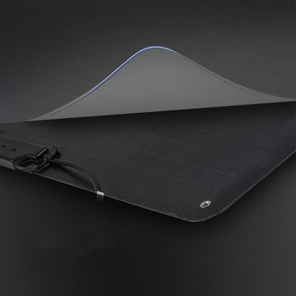 [US Direct] ATEM POWER 100W 12V Monocrystalline Solar Panel Flexible 245 Degree Bendable for RV Tent Roof Boat Cabin Marine Camping 44.49 X 20.47 X 1.26 Inches