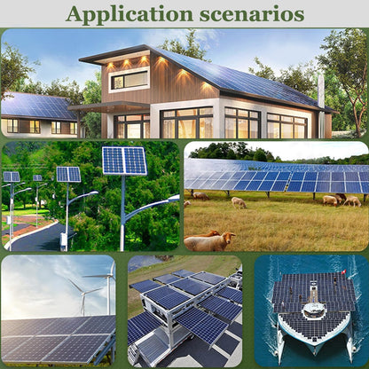 10KW off Grid Solar System Complete Kit,Home Solar Power System Complete Kit,20Pcs 320W Solar Panel(6400W) + 8Pcs 12V 250AH Lithium Battery(24Kw·H) + 120V~240V Output,10Kw Inverter
