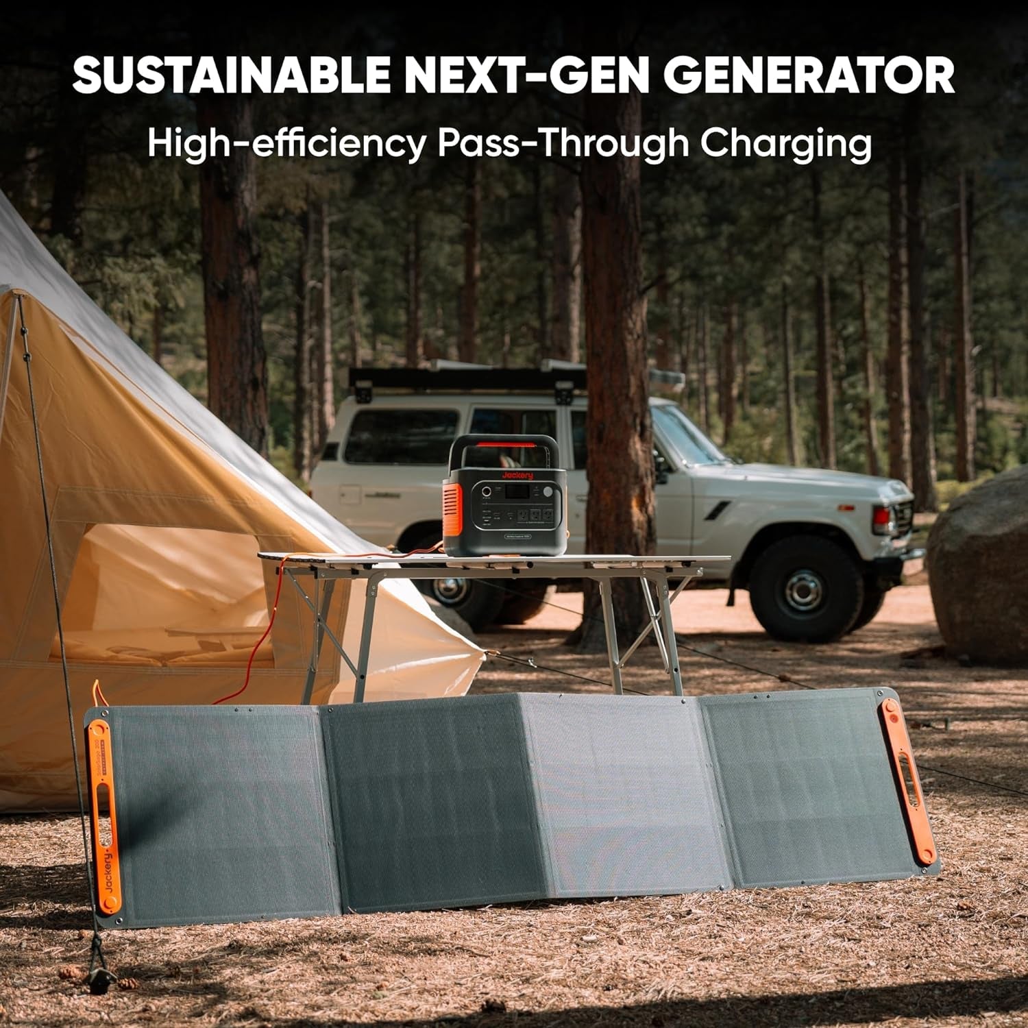 Explorer 1000 V2 Portable Power Station(2024 New),1070Wh Lifepo4 Battery,1500W AC/100W USB-C Output, 1 Hr Fast Charge, Solar Generator for Outdoor Camping,Off-Grid Living,Rv,Emergency