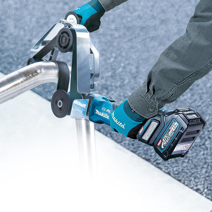 Makita BS002GZ 40V Max XGT Brushless Pipe Belt Sander with 1 x 5.0Ah Battery & Charger