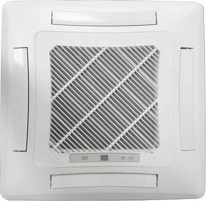 (59)4 Series Mini Split 36K Btu/H 21 SEER Condensing Unit with 3 X 12K Btu Ceiling Cassette Indoor Units