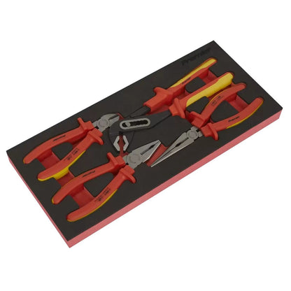 Sealey TBTECOMBO2 63pc Insulated Tool Kit with 7 Drawer Roll cab