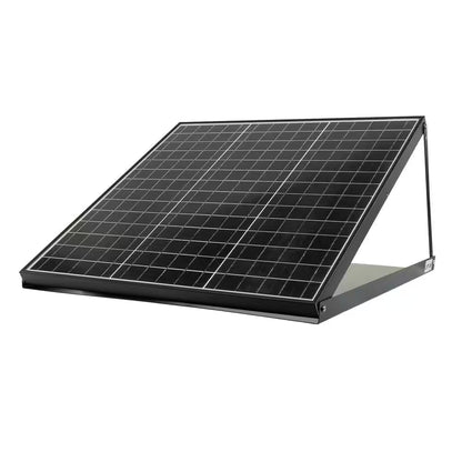 40-Watt Hybrid Solar/Electric Powered Gable Mount Attic Fan with Included Inverter