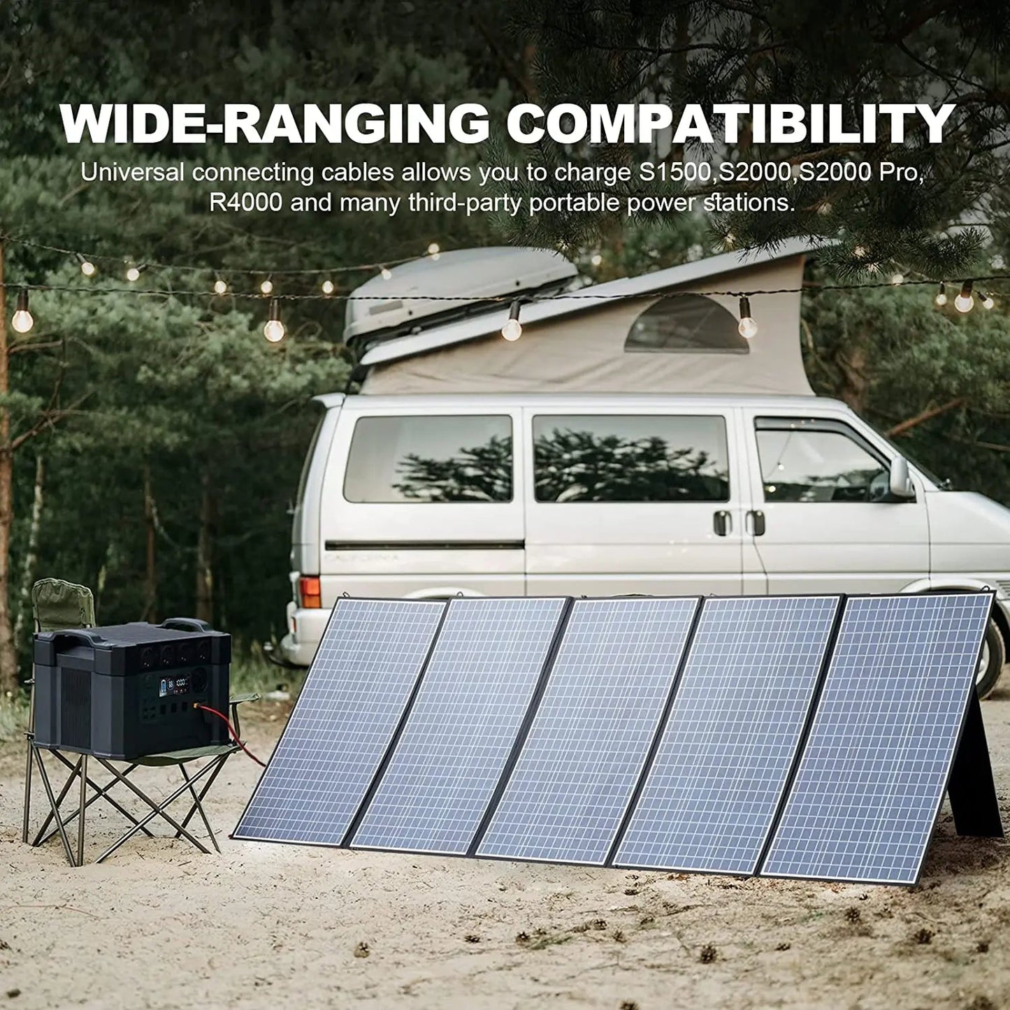 400W / 200W / 140W / 100W / 60W Solar Charger，Portable Waterproof Foldable Solar Panel for Camping RV Garden Roof