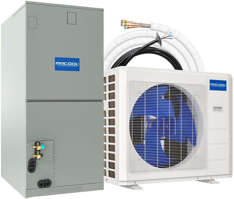 2 Ton 16.7 SEER2 Mrcool Versapro Central Ducted Heat Pump Split System - Multiposition