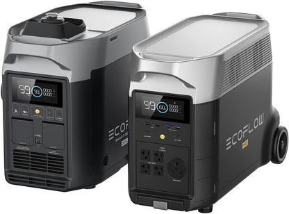 Power Station 3600Wh/3600W DELTA Pro&1800W Dual Fuel Inverter Generator, Backup Generator for Whole Home Use, RV High-Power Appliances, Emergency, Blackout