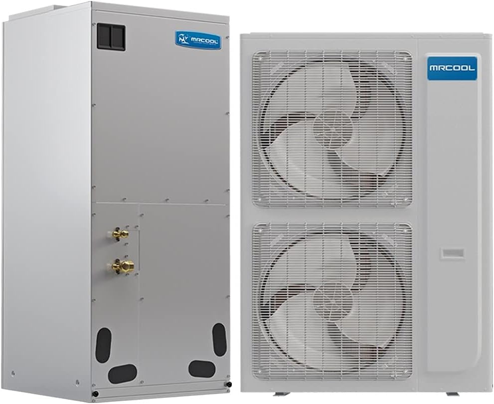 4 to 5 Ton 18 SEER Variable Speed Mrcool Universal Central Heat Pump Split System - Upflow/Horizontal with Quick Connect Lineset - 50 Feet