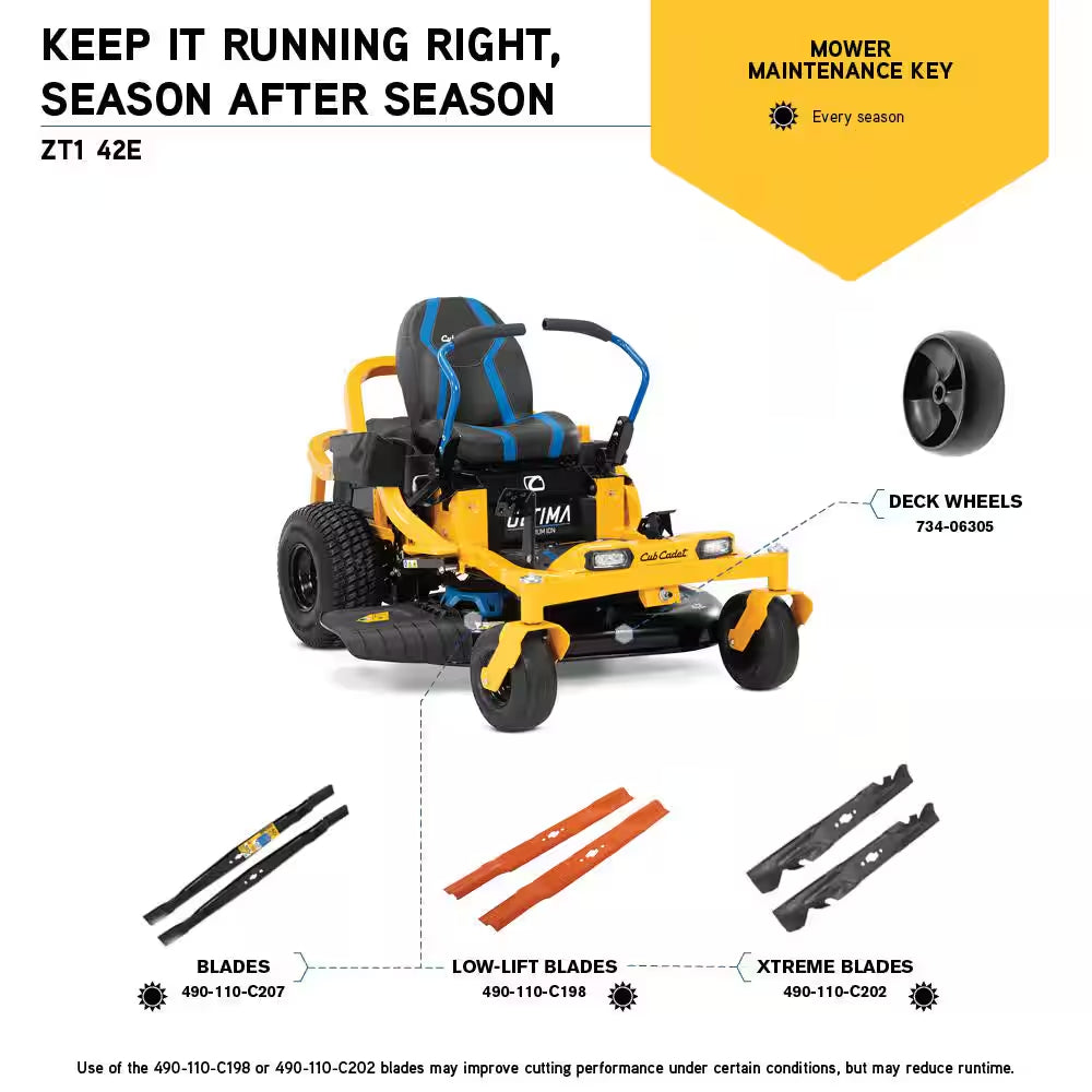 Ultima ZT1 42 In. 56-Volt MAX 60 Ah Battery Lithium-Ion Electric Drive Zero Turn Mower