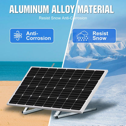 41 Inches Adjustable Solar Panel RV Tilt Mount Brackets for Boat Roof