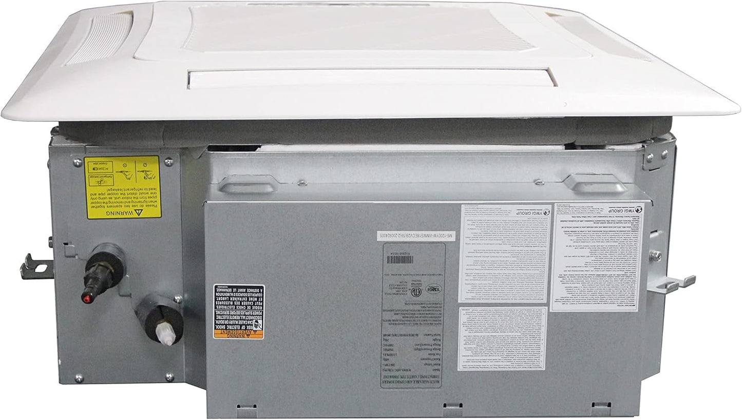 (59)4 Series Mini Split 48K Btu/H 21 SEER Condensing Unit with 4 X 12K Btu Ceiling Cassette Indoor Units