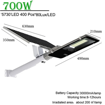 A2 LED Solar Street Lamp Outdoor Doorway Big Solar Panel Road Lights Floodlight Wireless Waterproof Highway 100W 300W 500W 1200W