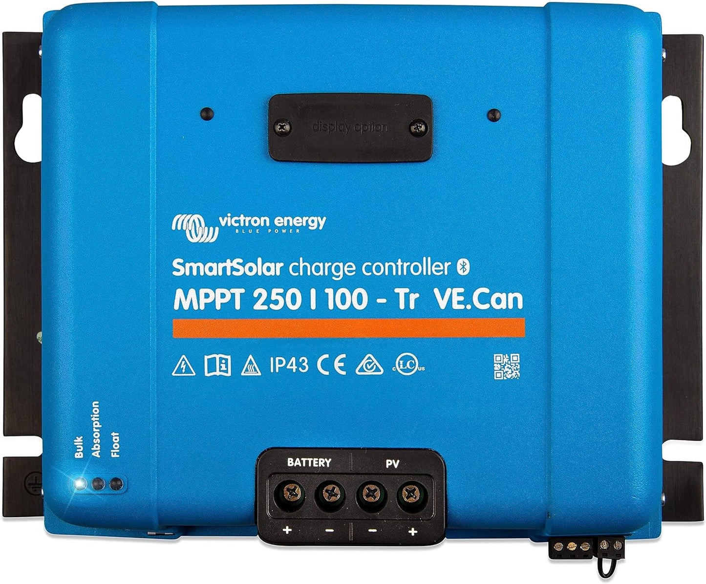 Smartsolar MPPT Tr Ve.Can 250V 100 Amp 12/24/36/48-Volt Solar Charge Controller (Bluetooth)