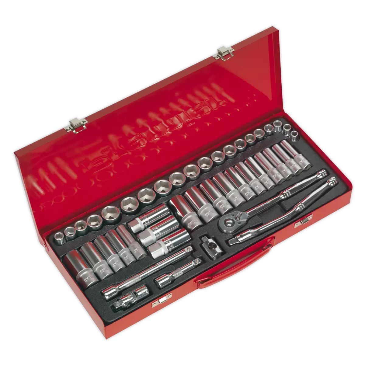 Sealey APCOMBOBBTK58 15 Drawer Topchest with 147pc Tool Kit Black