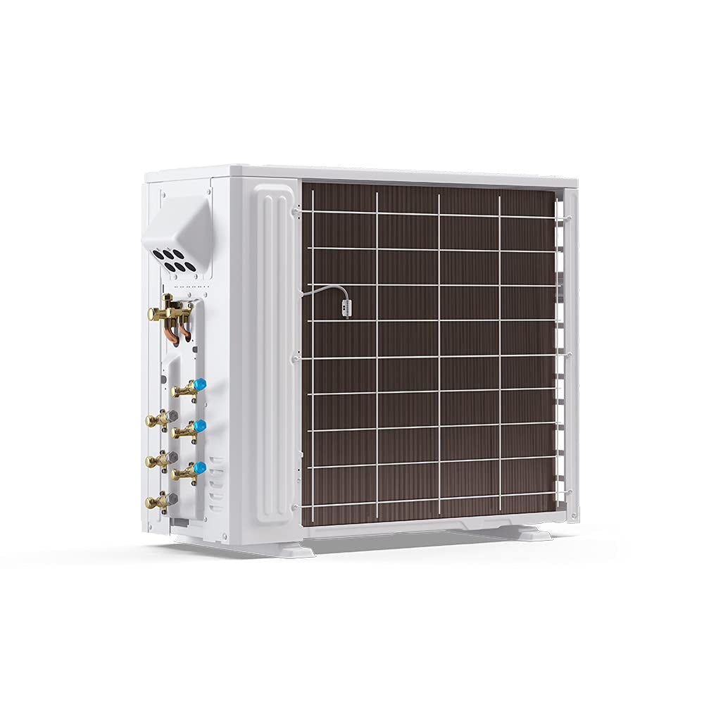 DIY 27,000 BTU Ductless Heat Pump 2 Zone Wall Mounted 18,000+9,000 with 25FT Install Kit 230-Volt/60Hz