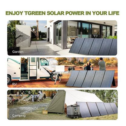400W / 200W / 140W / 100W / 60W Solar Charger，Portable Waterproof Foldable Solar Panel for Camping RV Garden Roof