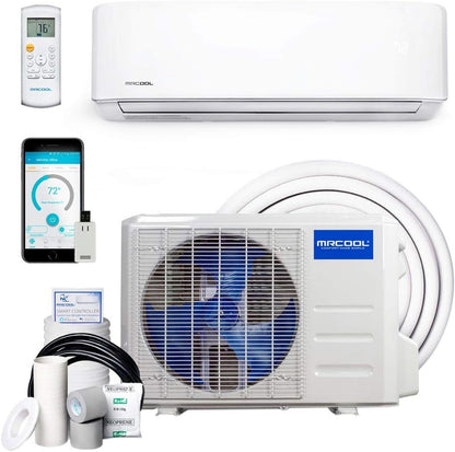 18K BTU 20 SEER Mrcool Olympus Hyper Heat Ductless Heat Pump Split System - Wall Mounted