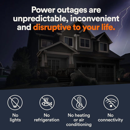 7291 26Kw Air Cooled Guardian Series Home Standby Generator with 200-Amp Transfer Switch - Comprehensive Protection - Smart Controls - Versatile Power - Wi-Fi Connectivity - Bisque