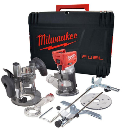 Milwaukee 18V 12 Piece Combo Kit with 3 x 5.0Ah Batteries & Charger & Accessory Set M18T4TKIT-4628