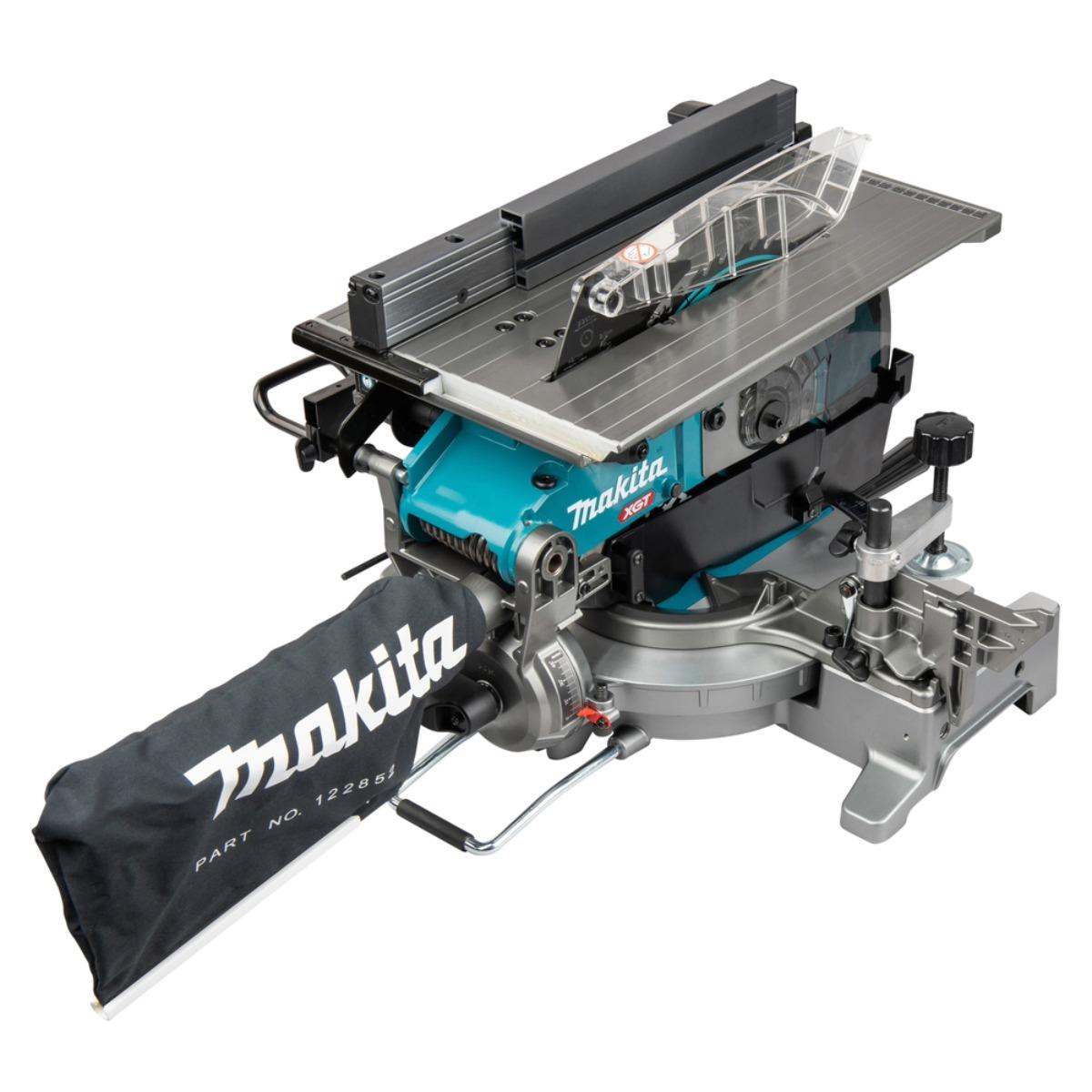 Makita LH001GZ 40V Max XGT Brushless 260mm Table Top Mitre Saw with 1 x 4.0Ah Battery & Charger