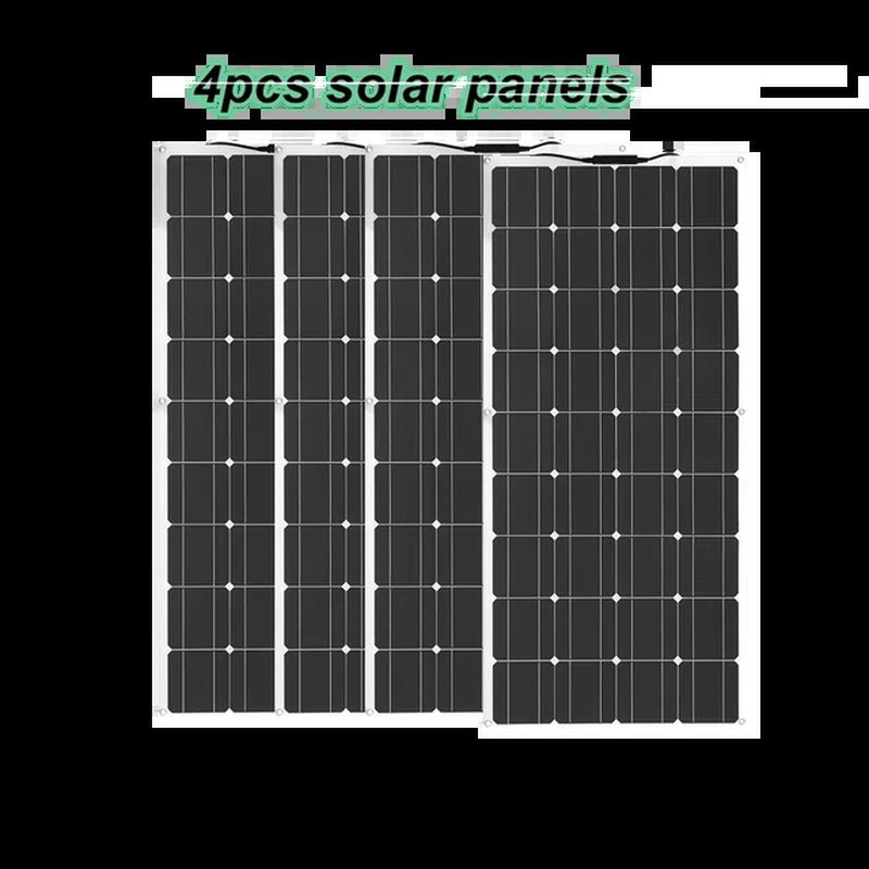 120W Panel Solar 240W 12V Mono Solar Cell Outdoor 360W Flexible Solar Panel Kit 600W 1200W for Light Home Lead Acid Battery Cell