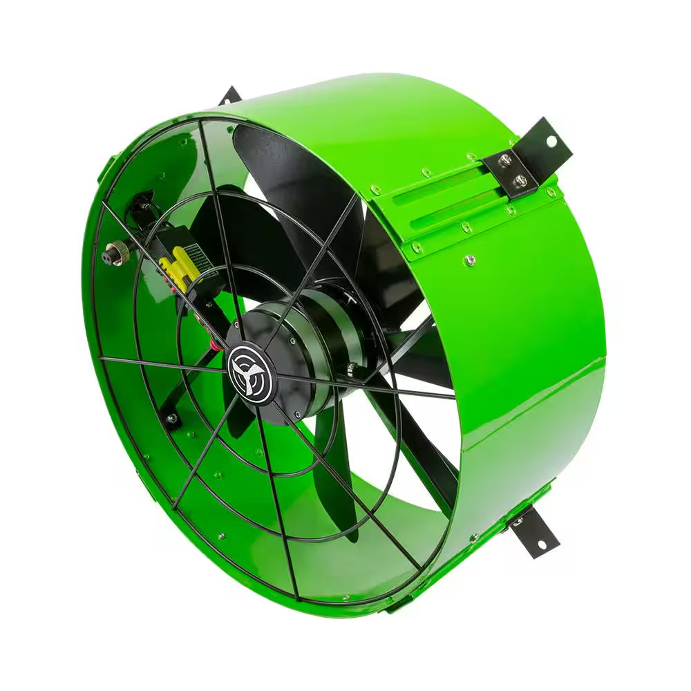40-Watt Hybrid Solar/Electric Powered Gable Mount Attic Fan with Included Inverter