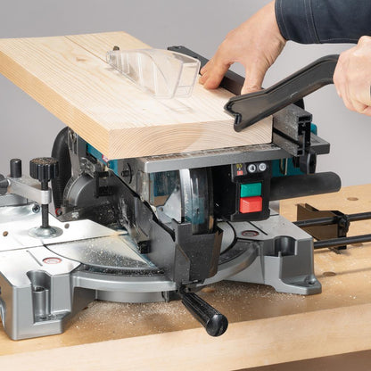 Makita LH001GZ 40V Max XGT Brushless 260mm Table Top Mitre Saw with 1 x 4.0Ah Battery & Charger