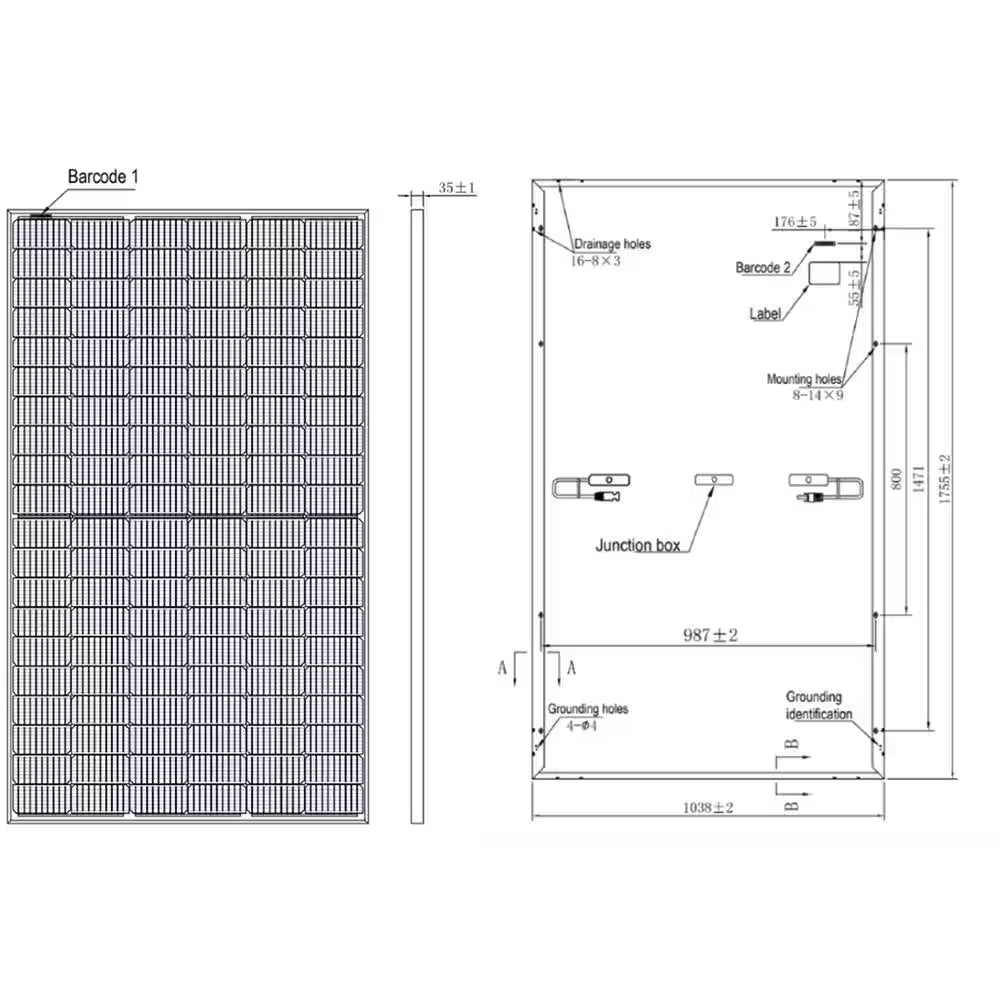 370-Watt Monocrystalline Solar Panel (4-Pack)