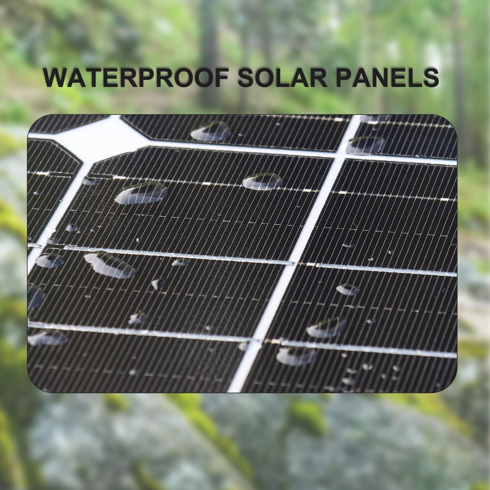 200W Glass Solar Panel and 120W Rigid Photovoltaic Solar Panel System for Balcony Home Charging Battery Outdoor Power Supply
